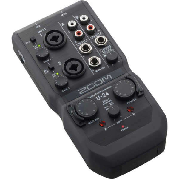 USB аудіоінтерфейс ZOOM U-24